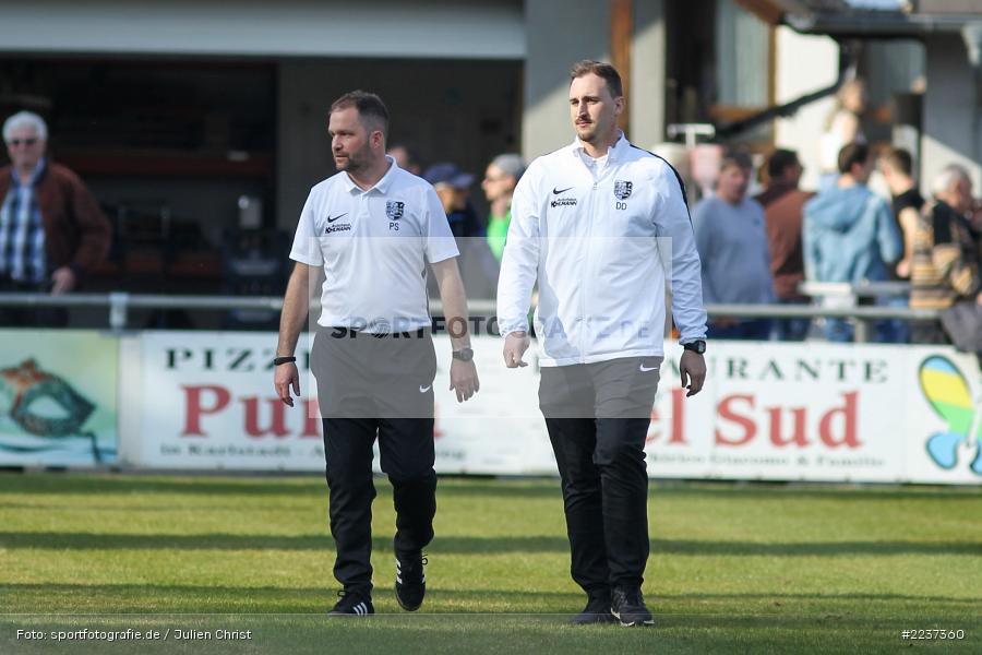 Patrick Sträßer, Daniel Diroll, 30.03.2019, Landesliga Nordwest, ASV Rimpar, TSV Karlburg - Bild-ID: 2237360