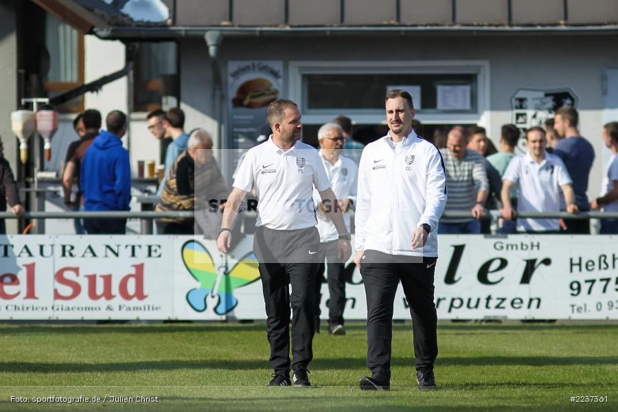 Patrick Sträßer, Daniel Diroll, 30.03.2019, Landesliga Nordwest, ASV Rimpar, TSV Karlburg - Bild-ID: 2237361