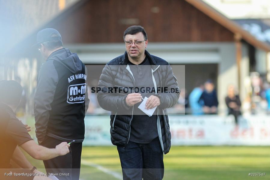 Harald Funsch, 30.03.2019, Landesliga Nordwest, ASV Rimpar, TSV Karlburg - Bild-ID: 2237367