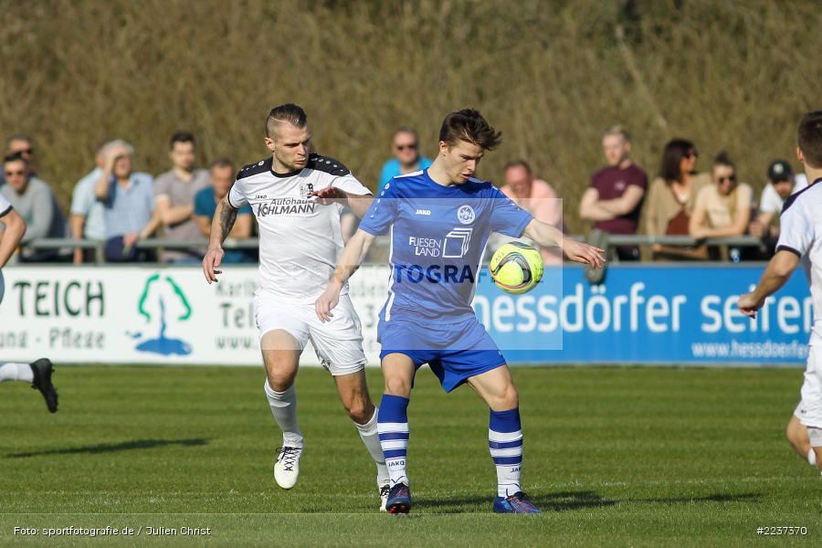 Pascal Dlugaj, Marvin Schramm, 30.03.2019, Landesliga Nordwest, ASV Rimpar, TSV Karlburg - Bild-ID: 2237370