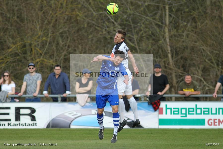 Manuel Römlein, Henry Stenzinger, 30.03.2019, Landesliga Nordwest, ASV Rimpar, TSV Karlburg - Bild-ID: 2237379