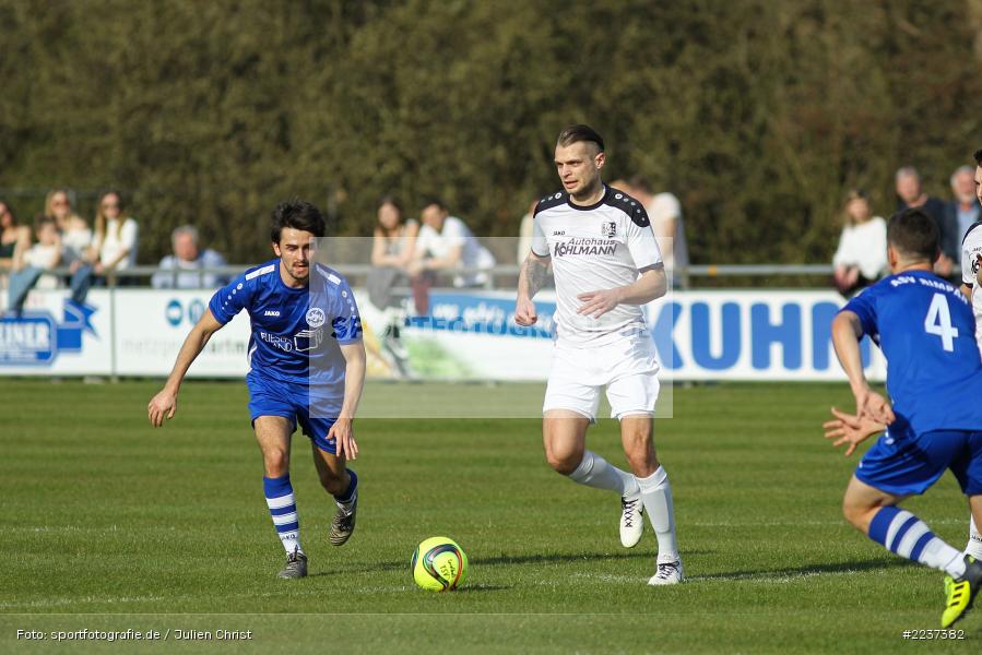 Marvin Schramm, Timo Rüttiger, 30.03.2019, Landesliga Nordwest, ASV Rimpar, TSV Karlburg - Bild-ID: 2237382