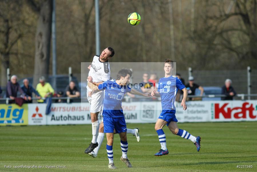 Timo Rüttiger, Maurice Kübert, 30.03.2019, Landesliga Nordwest, ASV Rimpar, TSV Karlburg - Bild-ID: 2237385