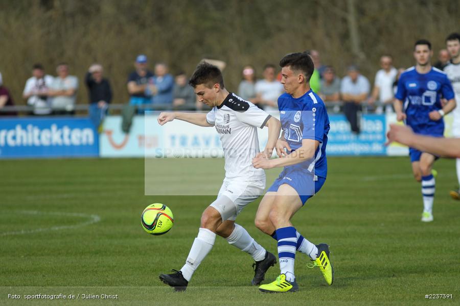 Andreas Rösch, Alexander McBride, 30.03.2019, Landesliga Nordwest, ASV Rimpar, TSV Karlburg - Bild-ID: 2237391