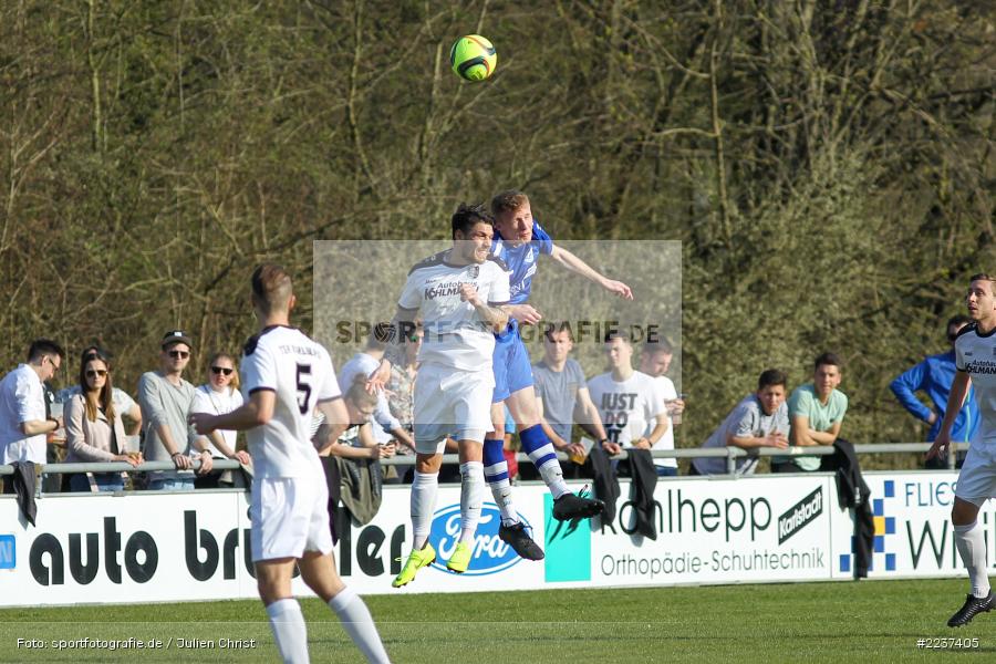 Steffen Bachmann, Jonas Greim, 30.03.2019, Landesliga Nordwest, ASV Rimpar, TSV Karlburg - Bild-ID: 2237405