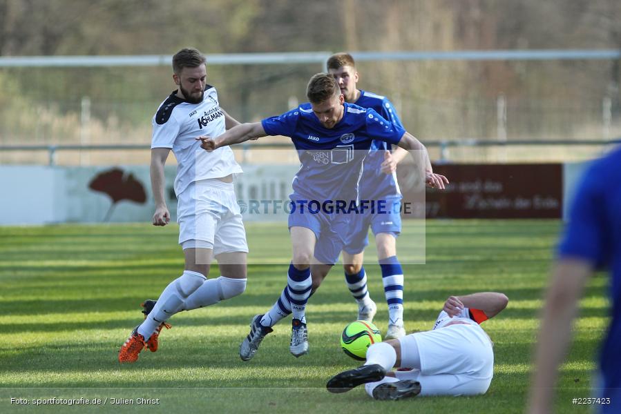 Sebastian Stumpf, Hendrik Fragmeier, 30.03.2019, Landesliga Nordwest, ASV Rimpar, TSV Karlburg - Bild-ID: 2237423
