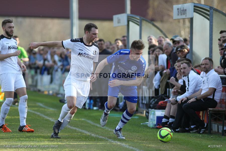 Hendrik Fragmeier, Maurice Kübert, 30.03.2019, Landesliga Nordwest, ASV Rimpar, TSV Karlburg - Bild-ID: 2237437