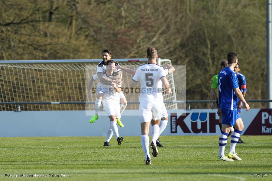 Maurice Kübert, 30.03.2019, Landesliga Nordwest, ASV Rimpar, TSV Karlburg - Bild-ID: 2237439