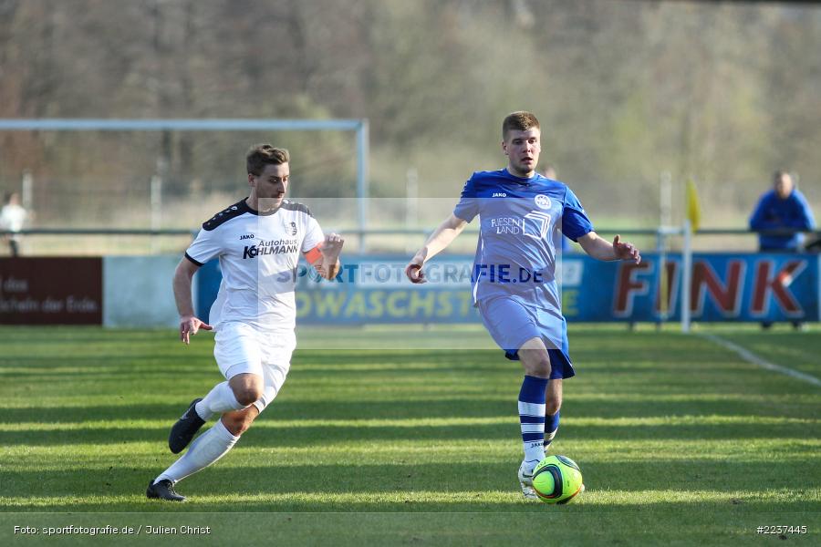 Manuel Römlein, Johannes Albert, 30.03.2019, Landesliga Nordwest, ASV Rimpar, TSV Karlburg - Bild-ID: 2237445