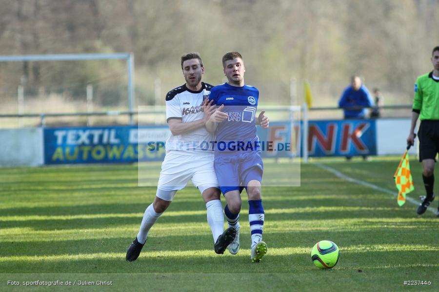 Manuel Römlein, Johannes Albert, 30.03.2019, Landesliga Nordwest, ASV Rimpar, TSV Karlburg - Bild-ID: 2237446