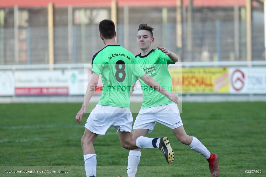 Marvin Zimmermann, Luca Röder, Kreisliga U19, 30.03.2019, (SG) FV Oberpleichfeld / DJK Dipbach, (SG) FV Karlstadt - Bild-ID: 2237463 Marvin Zimmermann, Luca Röder, Kreisliga U19, 30.03.2019, (SG) FV Oberpleichfeld / DJK Dipbach, (SG) FV Karlstadt - Bild-ID: 2237463