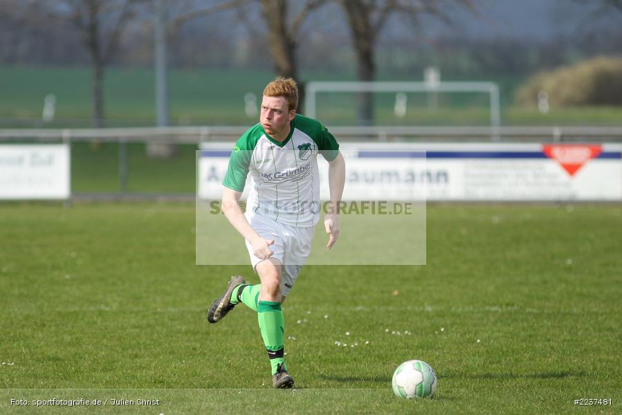 Christoph Herrmann, 31.03.2019, Kreisklasse Würzburg, TSV Rechtenbach, FC Gössenheim - Bild-ID: 2237481