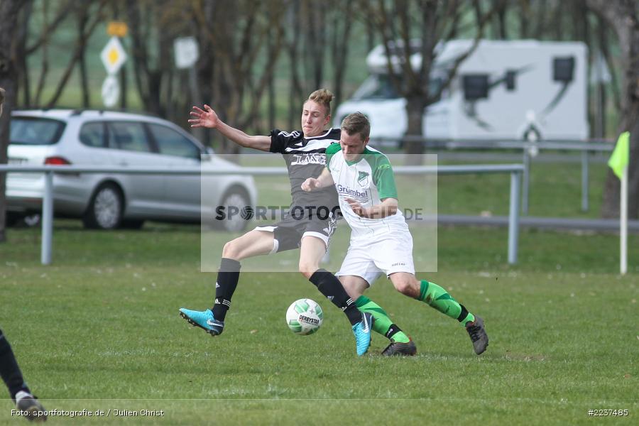 Maximilian Heuer, Martin Blatterspiel, 31.03.2019, Kreisklasse Würzburg, TSV Rechtenbach, FC Gössenheim - Bild-ID: 2237485