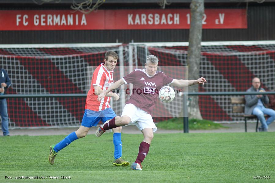 Thomas Hilpert, 31.03.2019, Kreisklasse Würzburg, TSV Partenstein, FC Karsbach - Bild-ID: 2237525