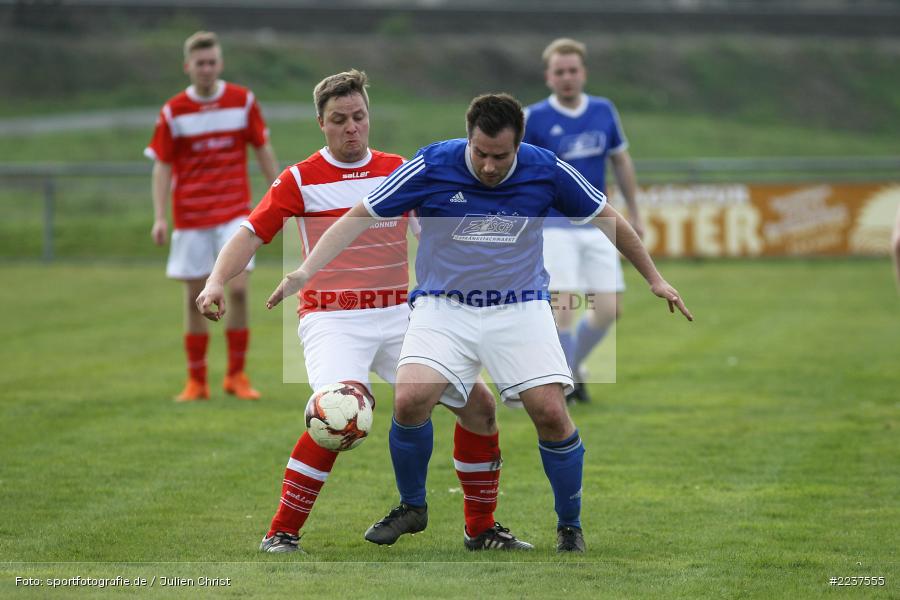 Tobias Hahn, Patrick Römlein, 31.03.2019, B-Klasse Würzburg, TSV Wolfsmünster, FV Wernfeld/Adelsberg II - Bild-ID: 2237555
