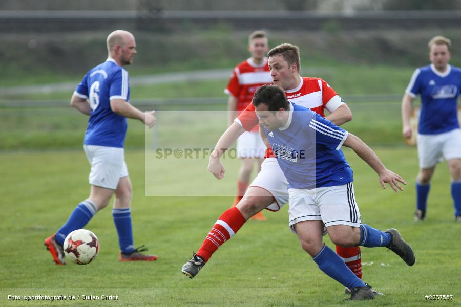 Tobias Hahn, Patrick Römlein, 31.03.2019, B-Klasse Würzburg, TSV Wolfsmünster, FV Wernfeld/Adelsberg II - Bild-ID: 2237557