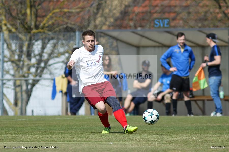 Julian Wahnschaffe, B-Klasse Würzburg, 31.03.2019, FV Langenprozelten/Neuendorf II, SG Eußenheim-Gambach II - Bild-ID: 2237565