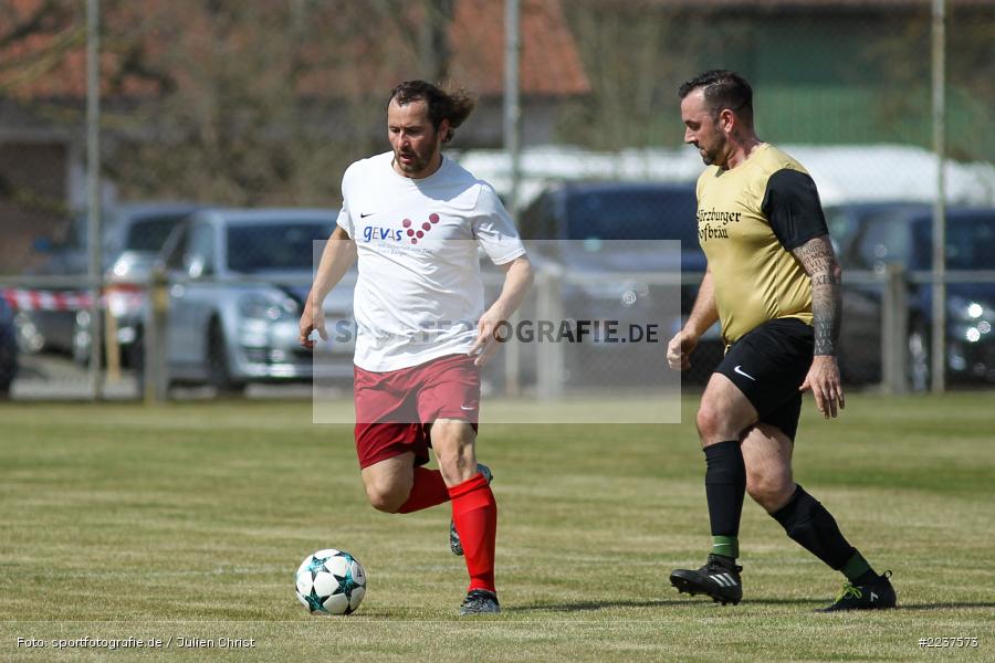 Daniel Ossig, Volker Horn, B-Klasse Würzburg, 31.03.2019, FV Langenprozelten/Neuendorf II, SG Eußenheim-Gambach II - Bild-ID: 2237573