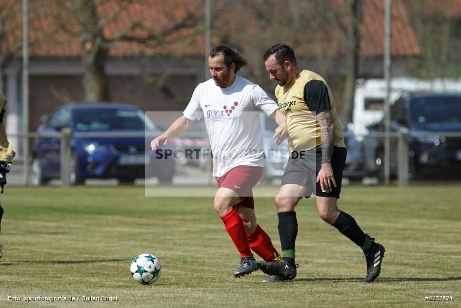Daniel Ossig, Volker Horn, B-Klasse Würzburg, 31.03.2019, FV Langenprozelten/Neuendorf II, SG Eußenheim-Gambach II - Bild-ID: 2237574