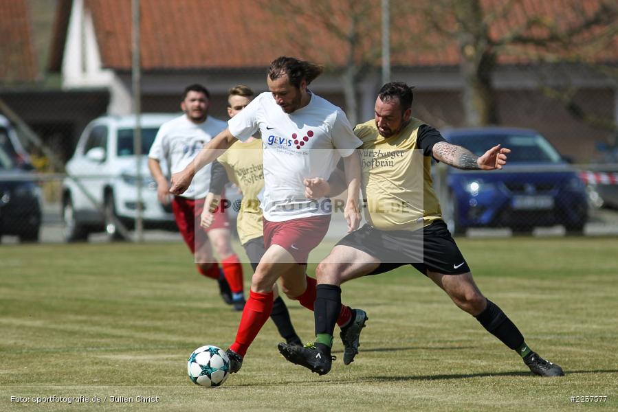 Daniel Ossig, Volker Horn, B-Klasse Würzburg, 31.03.2019, FV Langenprozelten/Neuendorf II, SG Eußenheim-Gambach II - Bild-ID: 2237577