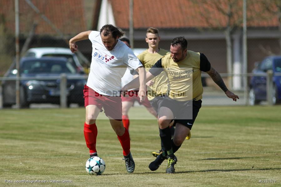 Daniel Ossig, Volker Horn, B-Klasse Würzburg, 31.03.2019, FV Langenprozelten/Neuendorf II, SG Eußenheim-Gambach II - Bild-ID: 2237579