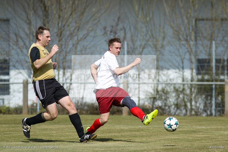 Helmut Pfister, Julian Wahnschaffe, B-Klasse Würzburg, 31.03.2019, FV Langenprozelten/Neuendorf II, SG Eußenheim-Gambach II - Bild-ID: 2237584
