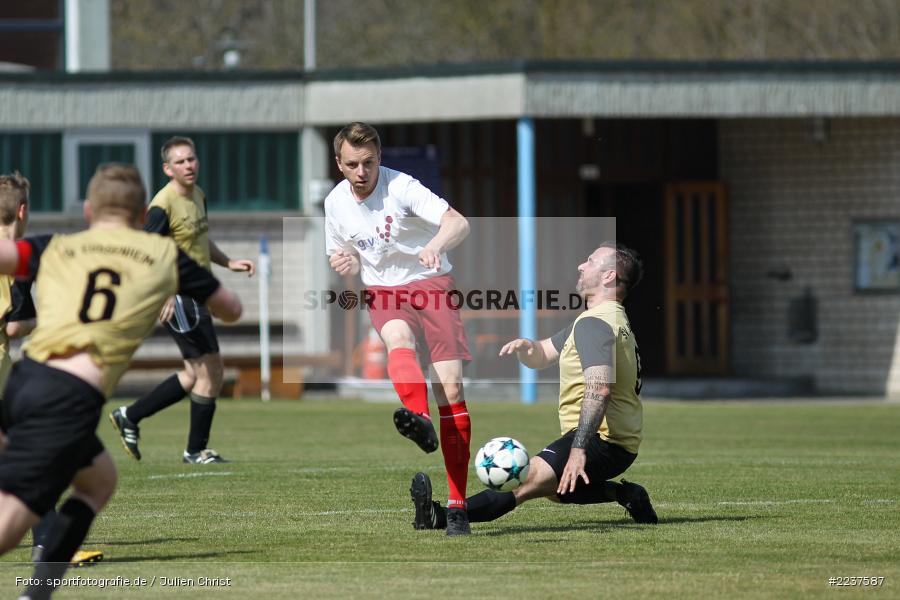 Steffen Haberberger, Daniel Ossig, B-Klasse Würzburg, 31.03.2019, FV Langenprozelten/Neuendorf II, SG Eußenheim-Gambach II - Bild-ID: 2237587