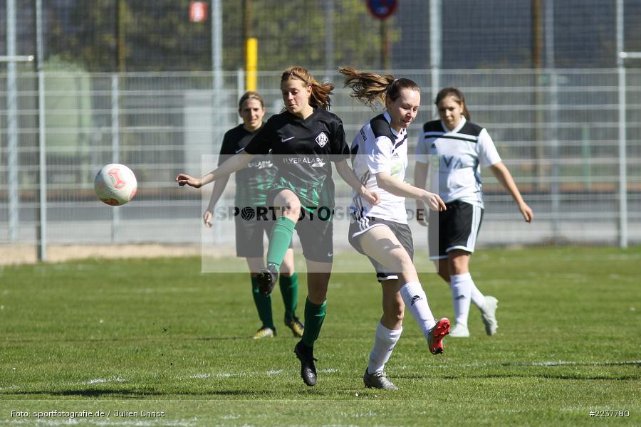 Malin Bleistein, Judith Seitz, 07.04.2019, Bezirksliga Frauen, 1. FFC Alzenau, FV Karlstadt - Bild-ID: 2237780 Malin Bleistein, Judith Seitz, 07.04.2019, Bezirksliga Frauen, 1. FFC Alzenau, FV Karlstadt - Bild-ID: 2237780