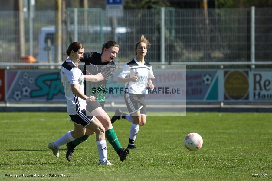 Lisa Steinbach, Kimberly Effenberger, 07.04.2019, Bezirksliga Frauen, 1. FFC Alzenau, FV Karlstadt - Bild-ID: 2237791