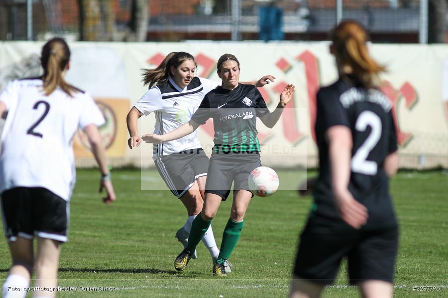 Luca Danielle Kurzawe, Kerstin Reiss, 07.04.2019, Bezirksliga Frauen, 1. FFC Alzenau, FV Karlstadt - Bild-ID: 2237796