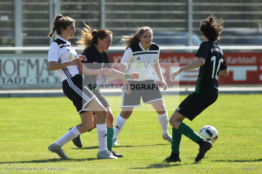 Kendra Altmann, Katja Höfling, 07.04.2019, Bezirksliga Frauen, 1. FFC Alzenau, FV Karlstadt - Bild-ID: 2237807 Kendra Altmann, Katja Höfling, 07.04.2019, Bezirksliga Frauen, 1. FFC Alzenau, FV Karlstadt - Bild-ID: 2237807