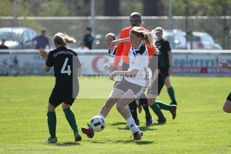 Kerstin Reiss, Lisa Höfler, 07.04.2019, Bezirksliga Frauen, 1. FFC Alzenau, FV Karlstadt - Bild-ID: 2237809