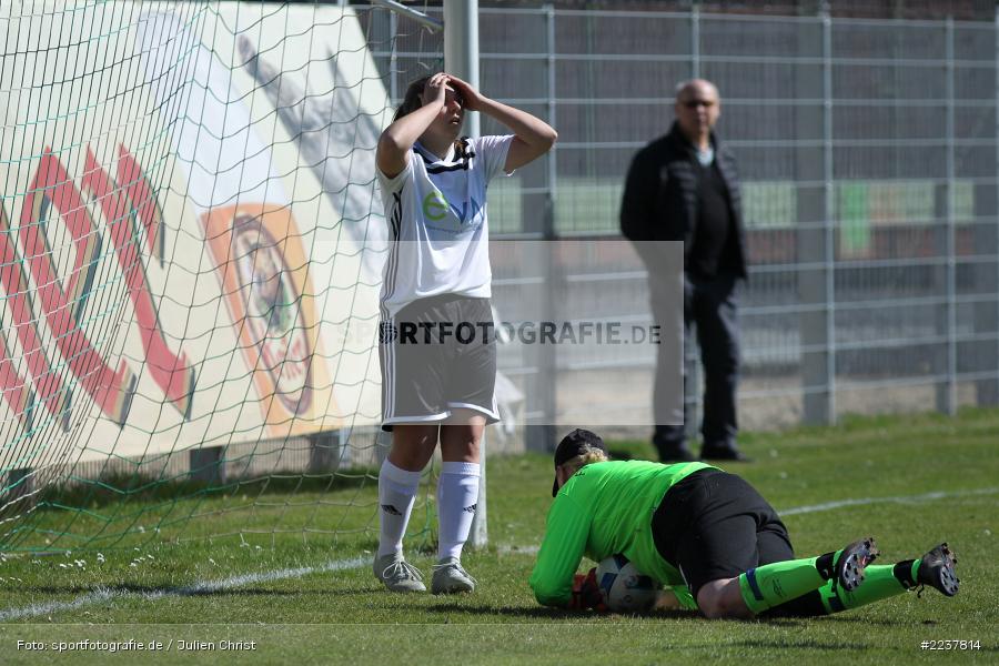 Luca Danielle Kurzawe, Karina Droll, 07.04.2019, Bezirksliga Frauen, 1. FFC Alzenau, FV Karlstadt - Bild-ID: 2237814 Luca Danielle Kurzawe, Karina Droll, 07.04.2019, Bezirksliga Frauen, 1. FFC Alzenau, FV Karlstadt - Bild-ID: 2237814