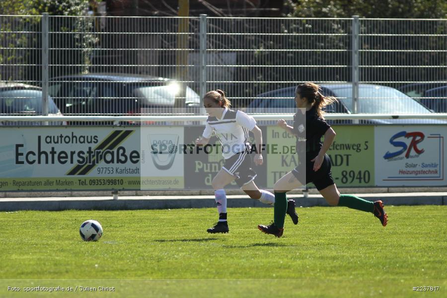 Elena Bott, Alexandra Mehl, 07.04.2019, Bezirksliga Frauen, 1. FFC Alzenau, FV Karlstadt - Bild-ID: 2237817 Elena Bott, Alexandra Mehl, 07.04.2019, Bezirksliga Frauen, 1. FFC Alzenau, FV Karlstadt - Bild-ID: 2237817