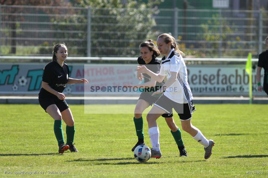 Verena Zull, Malin Bleistein, 07.04.2019, Bezirksliga Frauen, 1. FFC Alzenau, FV Karlstadt - Bild-ID: 2237822 Verena Zull, Malin Bleistein, 07.04.2019, Bezirksliga Frauen, 1. FFC Alzenau, FV Karlstadt - Bild-ID: 2237822