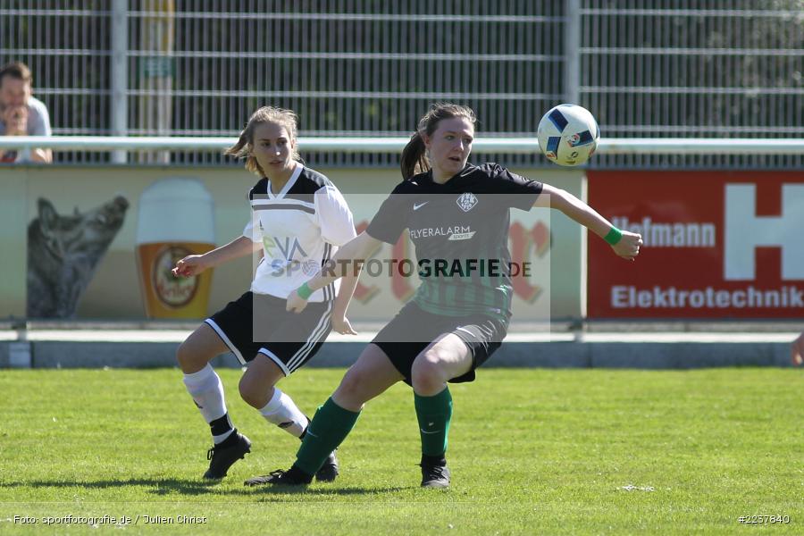 Lisa Steinbach, Elena Bott, 07.04.2019, Bezirksliga Frauen, 1. FFC Alzenau, FV Karlstadt - Bild-ID: 2237840 Lisa Steinbach, Elena Bott, 07.04.2019, Bezirksliga Frauen, 1. FFC Alzenau, FV Karlstadt - Bild-ID: 2237840