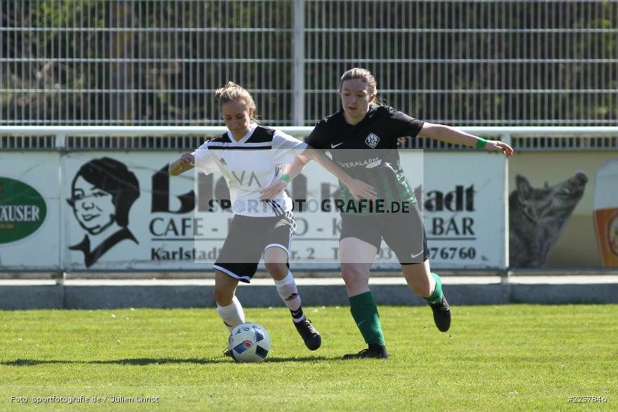 Lisa Steinbach, Elena Bott, 07.04.2019, Bezirksliga Frauen, 1. FFC Alzenau, FV Karlstadt - Bild-ID: 2237846