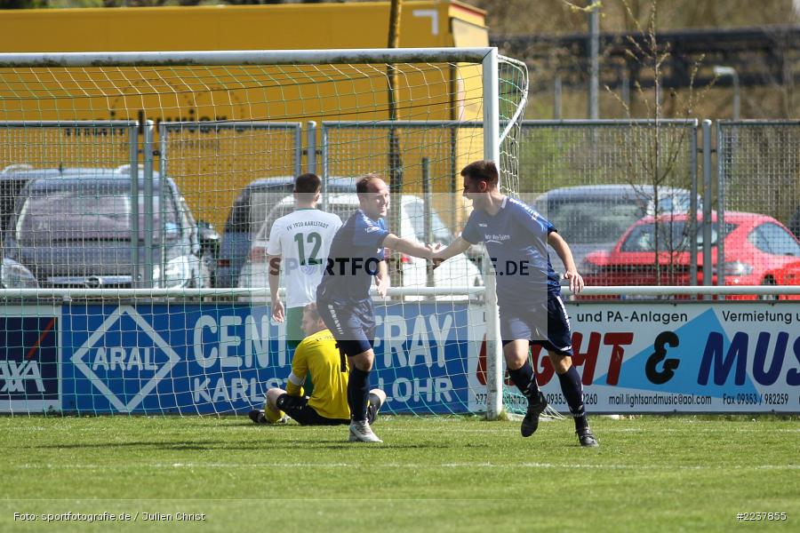 Lukas Weimer, Kai Belz, Kai Schlessmann, 07.04.2019, Bezirksliga West, TSV Üttingen, FV Karlstadt - Bild-ID: 2237855 Lukas Weimer, Kai Belz, Kai Schlessmann, 07.04.2019, Bezirksliga West, TSV Üttingen, FV Karlstadt - Bild-ID: 2237855