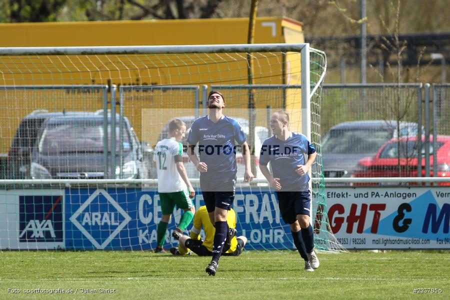 Lukas Weimer, Kai Schlessmann, 07.04.2019, Bezirksliga West, TSV Üttingen, FV Karlstadt - Bild-ID: 2237856 Lukas Weimer, Kai Schlessmann, 07.04.2019, Bezirksliga West, TSV Üttingen, FV Karlstadt - Bild-ID: 2237856