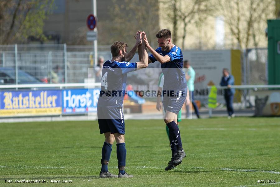 Steffen Babl, Kai Schlessmann, 07.04.2019, Bezirksliga West, TSV Üttingen, FV Karlstadt - Bild-ID: 2237858 Steffen Babl, Kai Schlessmann, 07.04.2019, Bezirksliga West, TSV Üttingen, FV Karlstadt - Bild-ID: 2237858