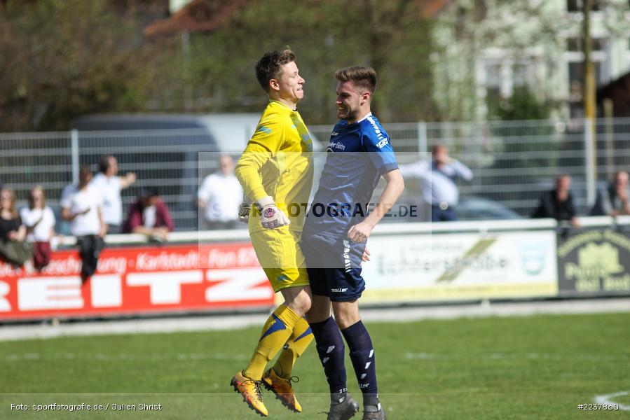 Marius Väth, Kai Schlessmann, 07.04.2019, Bezirksliga West, TSV Üttingen, FV Karlstadt - Bild-ID: 2237860 Marius Väth, Kai Schlessmann, 07.04.2019, Bezirksliga West, TSV Üttingen, FV Karlstadt - Bild-ID: 2237860