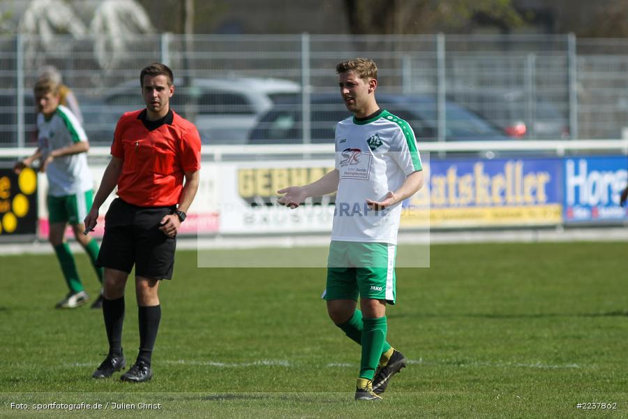 Timo Rützel, 07.04.2019, Bezirksliga West, TSV Üttingen, FV Karlstadt - Bild-ID: 2237862