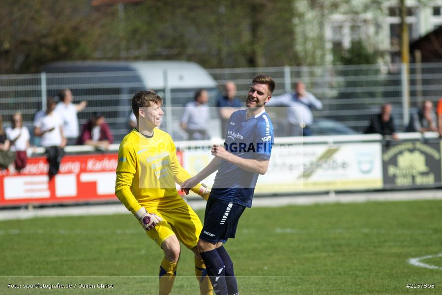 Kai Schlessmann, Marius Väth, 07.04.2019, Bezirksliga West, TSV Üttingen, FV Karlstadt - Bild-ID: 2237863 Kai Schlessmann, Marius Väth, 07.04.2019, Bezirksliga West, TSV Üttingen, FV Karlstadt - Bild-ID: 2237863