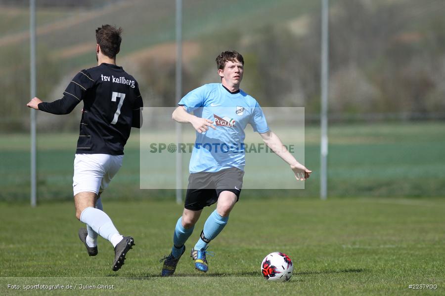 Niklas Stenger, Marco Schrenker, 07.04.2019, Bezirksliga West, TSV Keilberg, TSV Retzbach - Bild-ID: 2237900