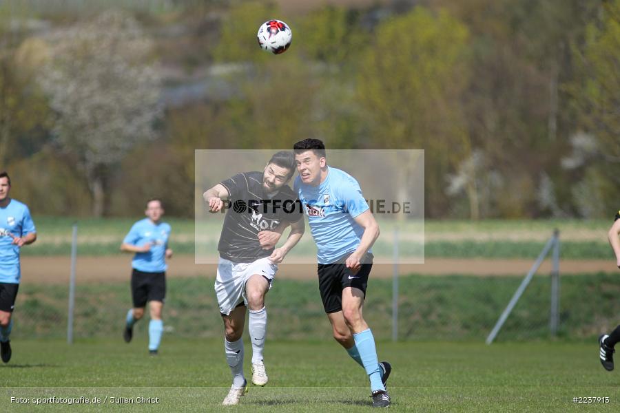 Nicolai Zull, Fabian Roth, 07.04.2019, Bezirksliga West, TSV Keilberg, TSV Retzbach - Bild-ID: 2237913
