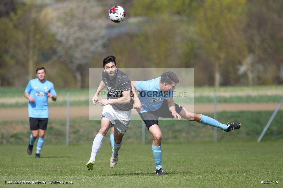 Nicolai Zull, Fabian Roth, 07.04.2019, Bezirksliga West, TSV Keilberg, TSV Retzbach - Bild-ID: 2237916