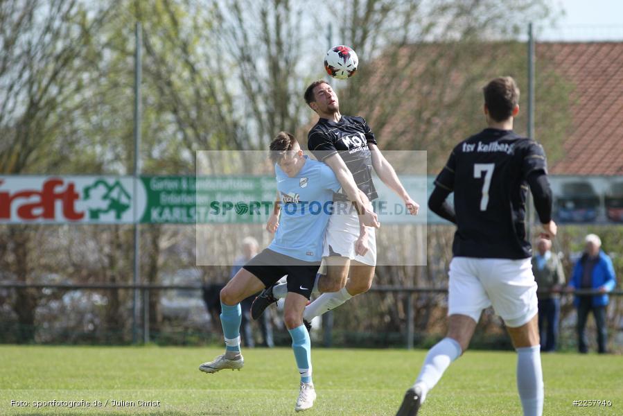 Maximilian Köstler, Daniel Reinhardt, 07.04.2019, Bezirksliga West, TSV Keilberg, TSV Retzbach - Bild-ID: 2237946