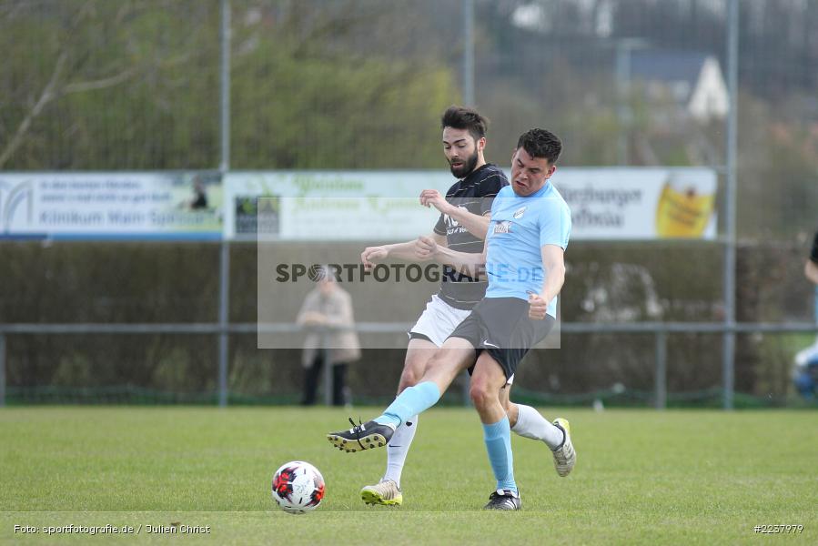 Nicolai Zull, Fabian Roth, 07.04.2019, Bezirksliga West, TSV Keilberg, TSV Retzbach - Bild-ID: 2237979