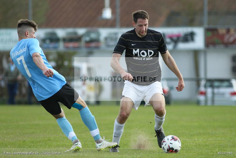 Maximilian Köstler, Daniel Reinhardt, 07.04.2019, Bezirksliga West, TSV Keilberg, TSV Retzbach - Bild-ID: 2237981