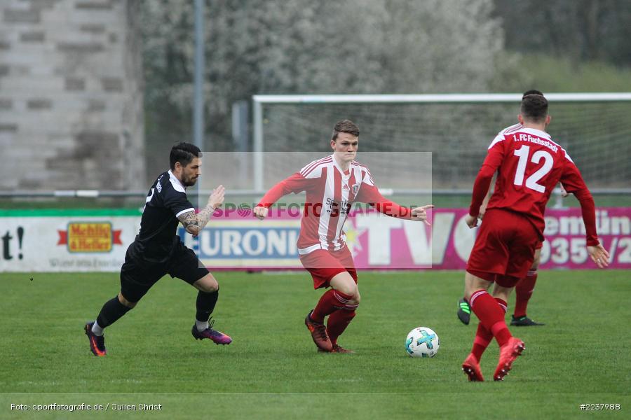 Pascal Schmitt, Steffen Bachmann, 09.04.2019, Landesliga Nordwest, FC Fuchsstadt, TSV Karlburg - Bild-ID: 2237988